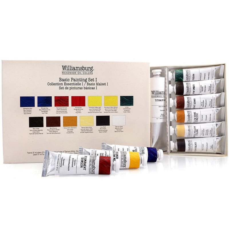 Williamsburg Artist Oil Colors by GOLDEN, Traditional 11ml Set - Image 1